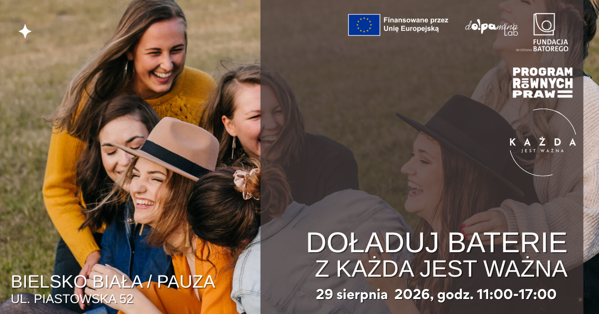 Doładuj baterie z KAŻDA JEST WAŻNA