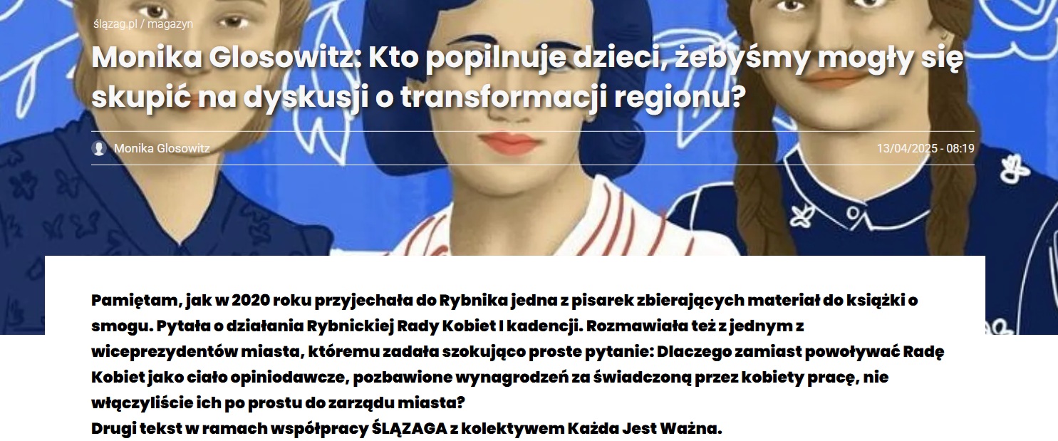 Nowy cykl teksów KJW dla portalu Ślązag